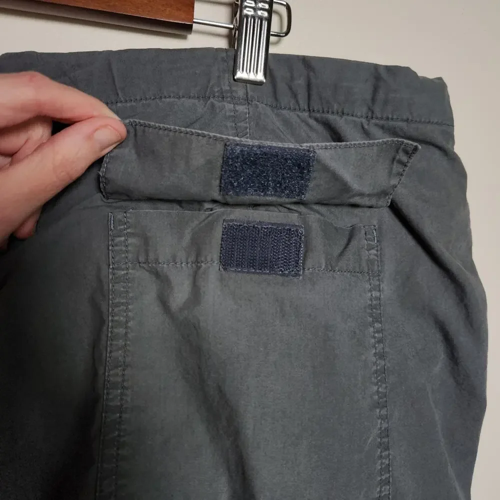 Express Y2K Paratrooper‎ Cargo Pants Men XL Grey Baggy Military Cotton Loose VTG